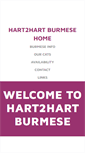 Mobile Screenshot of hart2hartburmese.com