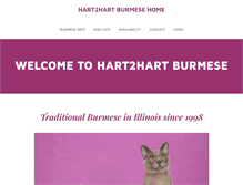 Tablet Screenshot of hart2hartburmese.com